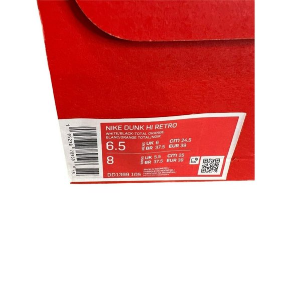 Nike Dunk High Retro Shoes Panda Black White W Sz 8/6.5 Men DD1399-105 Men's - Picture 8 of 8